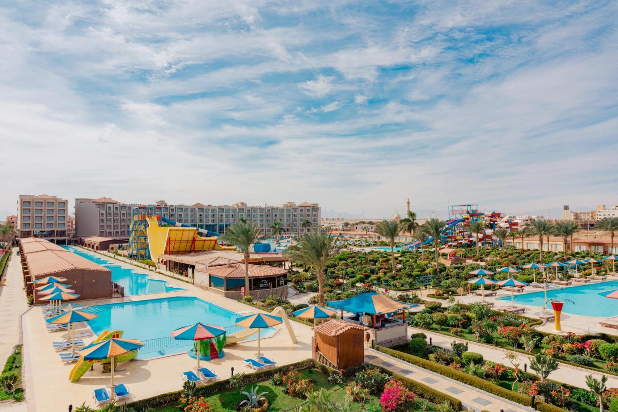Sunrise Alora Aqua Park Resort Hurghada Exterior foto