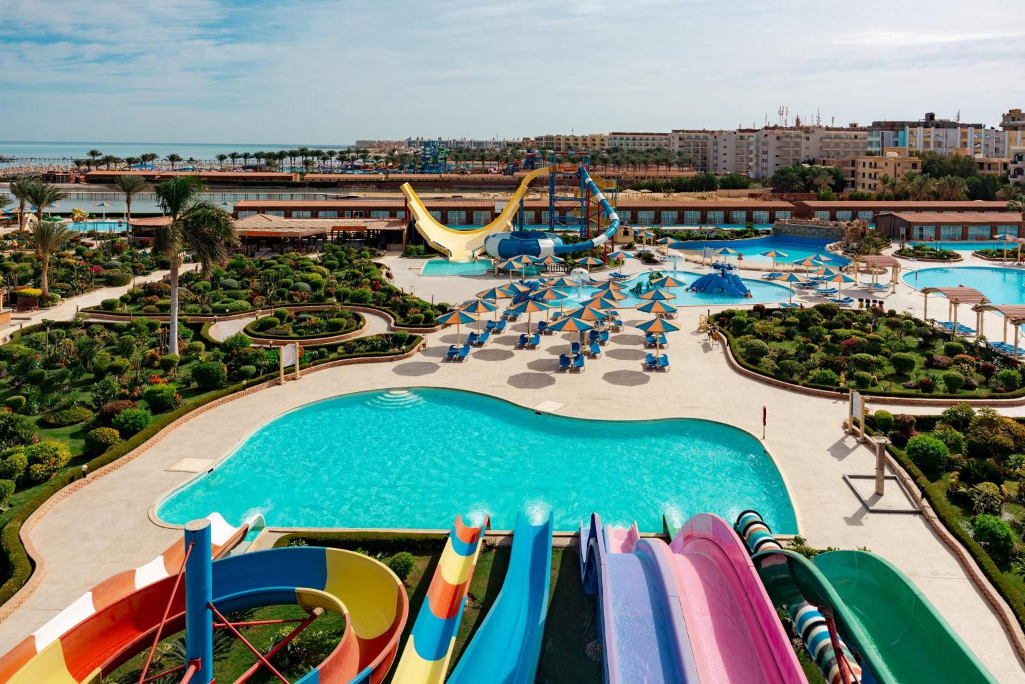 Sunrise Alora Aqua Park Resort Hurghada Exterior foto