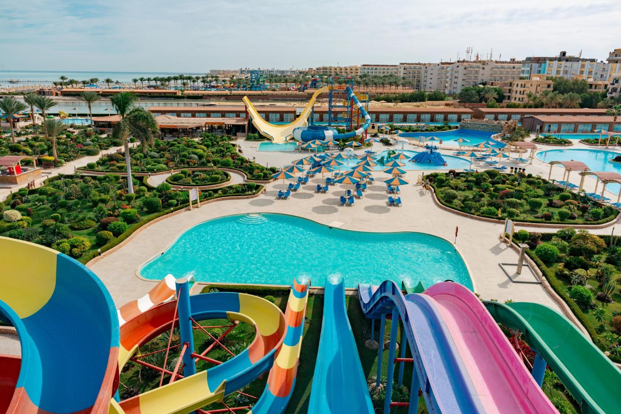 Sunrise Alora Aqua Park Resort Hurghada Exterior foto