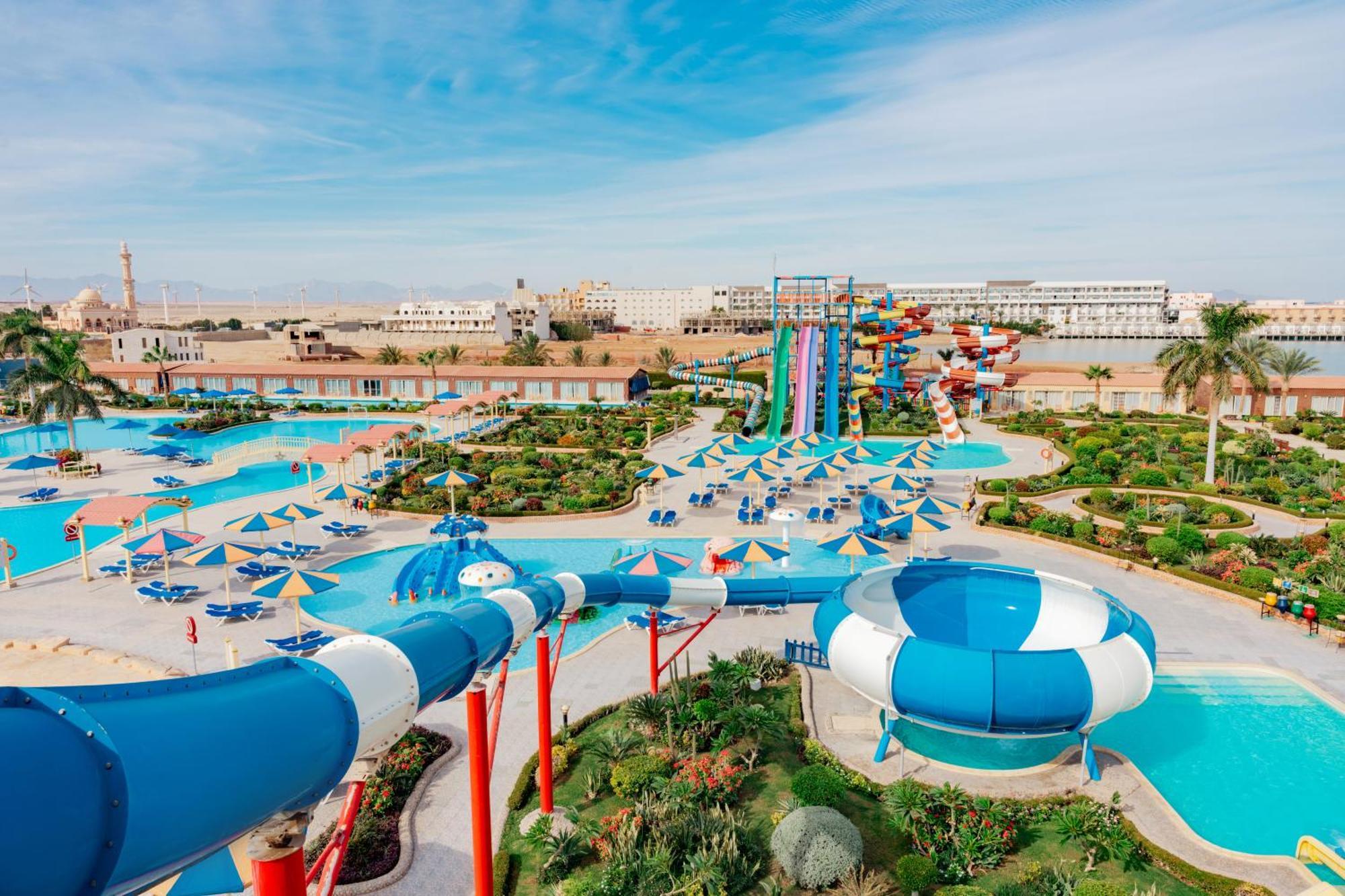 Sunrise Alora Aqua Park Resort Hurghada Exterior foto