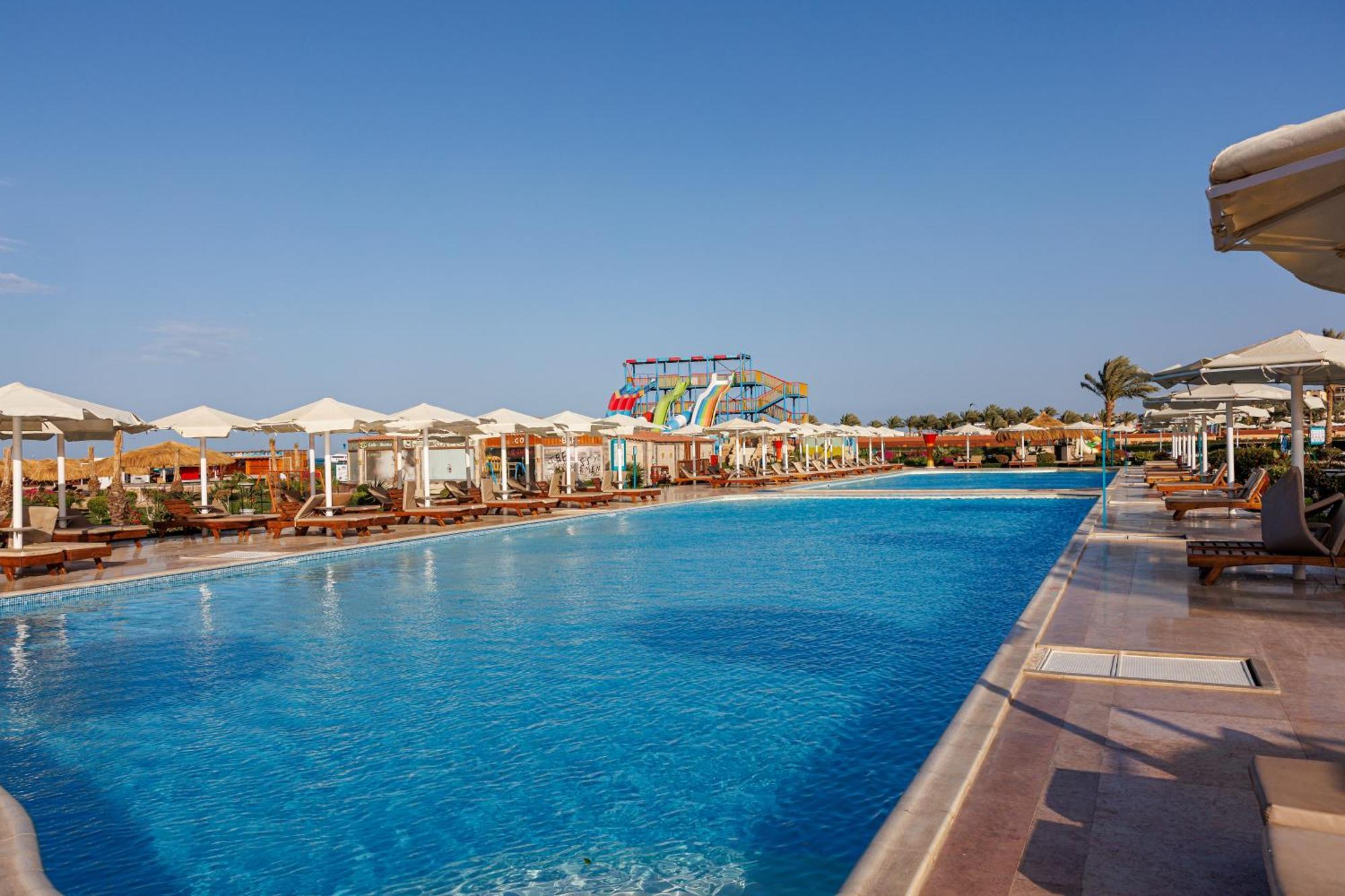 Sunrise Alora Aqua Park Resort Hurghada Exterior foto